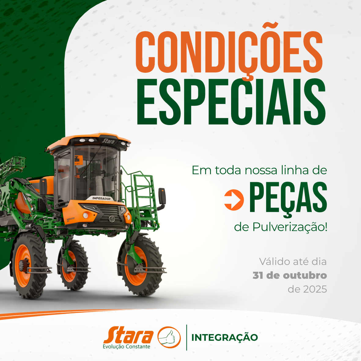 Condições Especiais - Pulverização