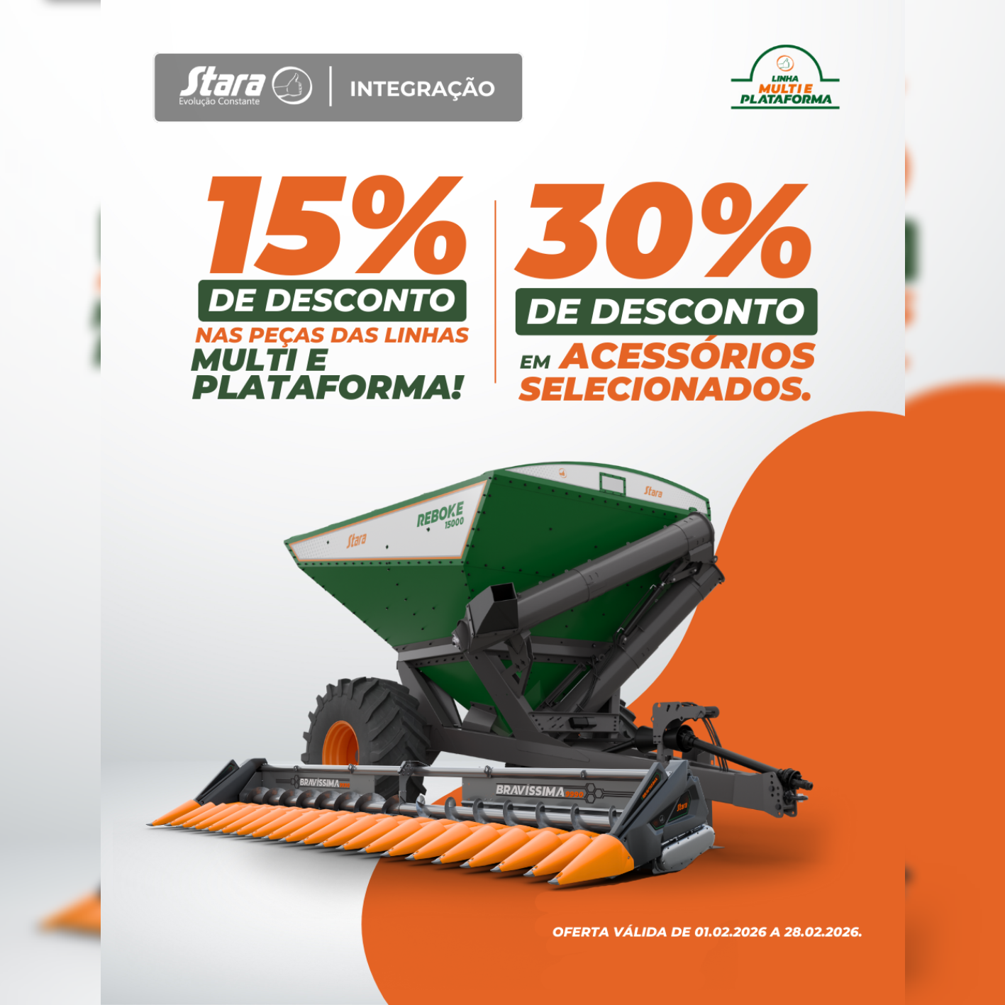 OFERTA IMPERDÍVEL NA INTEGRAÇÃO!