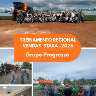 Treinamento Regional de Vendedores da Stara reúne equipe na Fazenda Progresso
