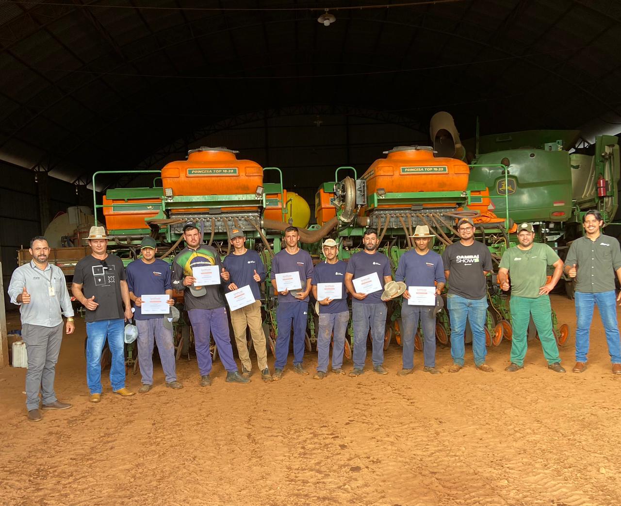 Treinamento operadores plantio