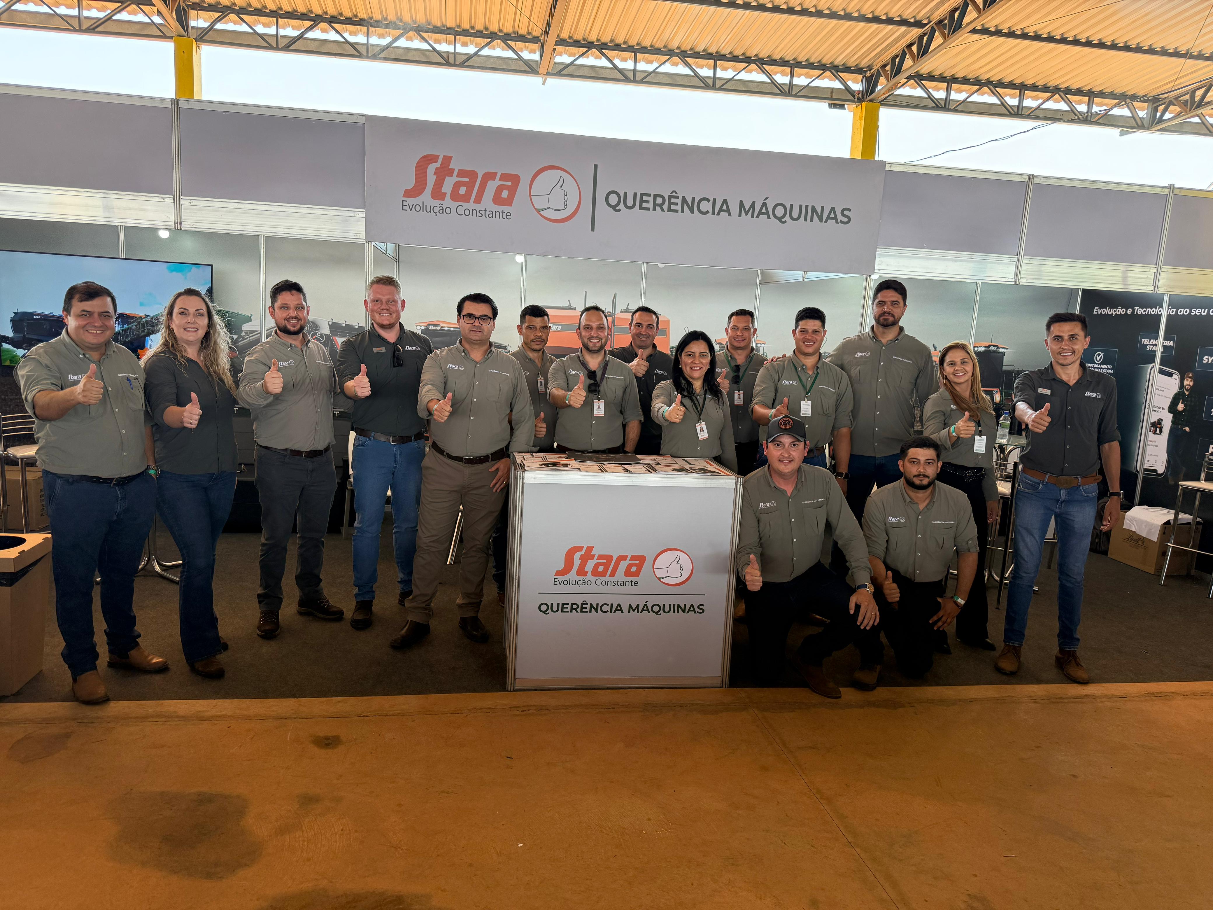 QUERÊNCIA MÁQUINAS PRESENTE NA APROSOJA GOIÁS