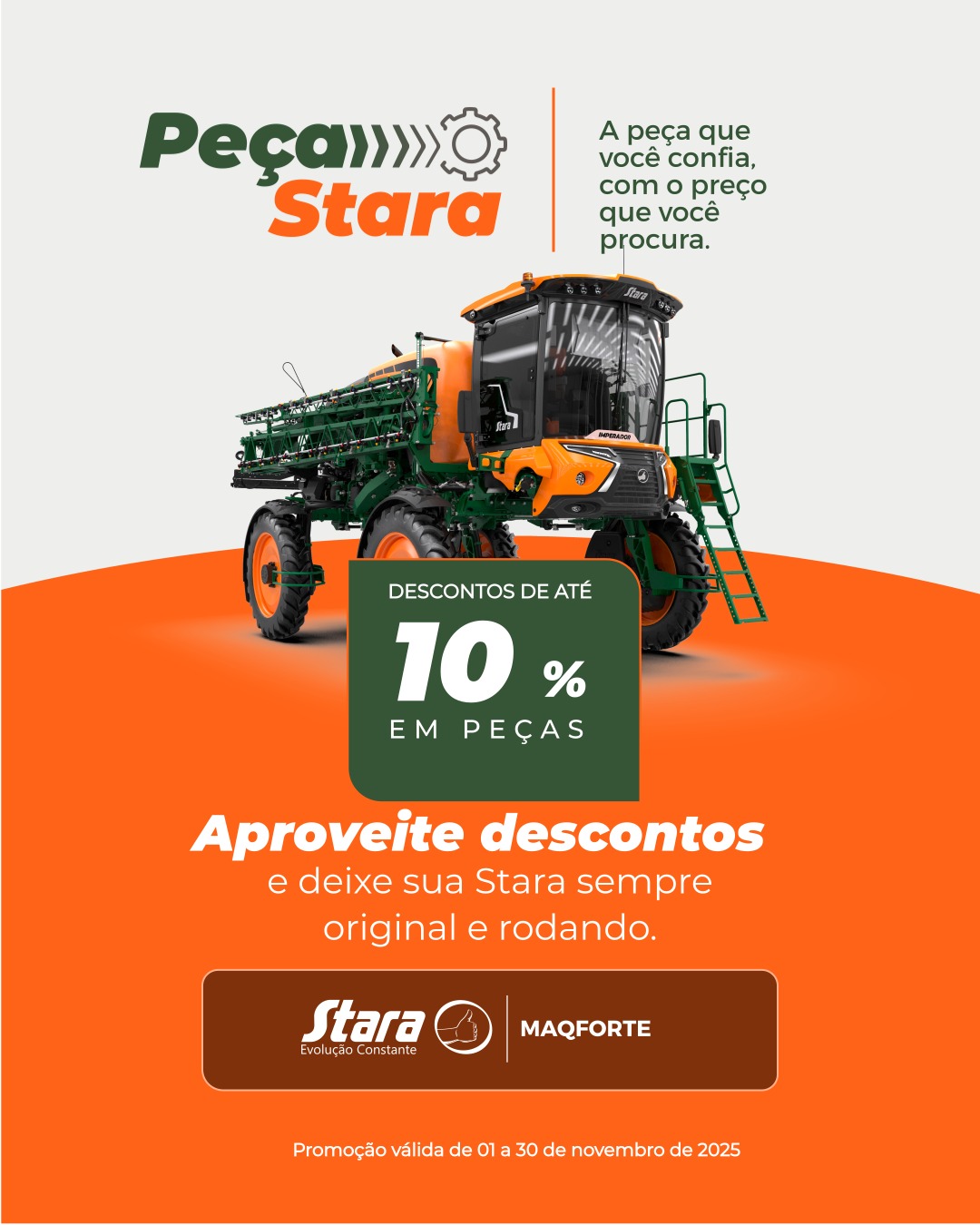 Peça Stara com até 10% de desconto!