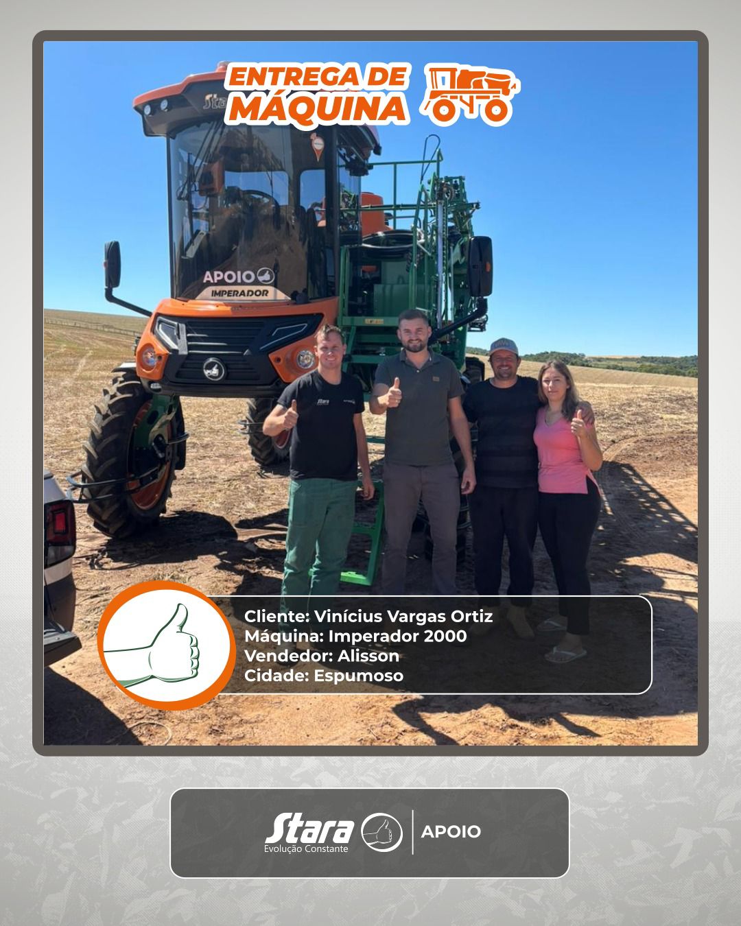 +1 IMPERADOR 2000 PARA A REGIÃO 👍😃