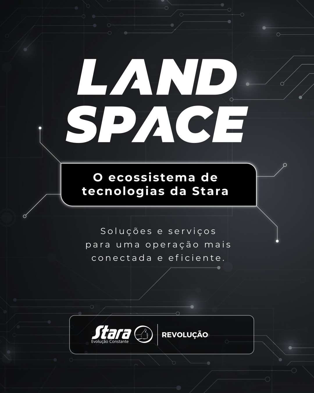 Land Space amplia conectividade e eficiência nas operações agrícolas