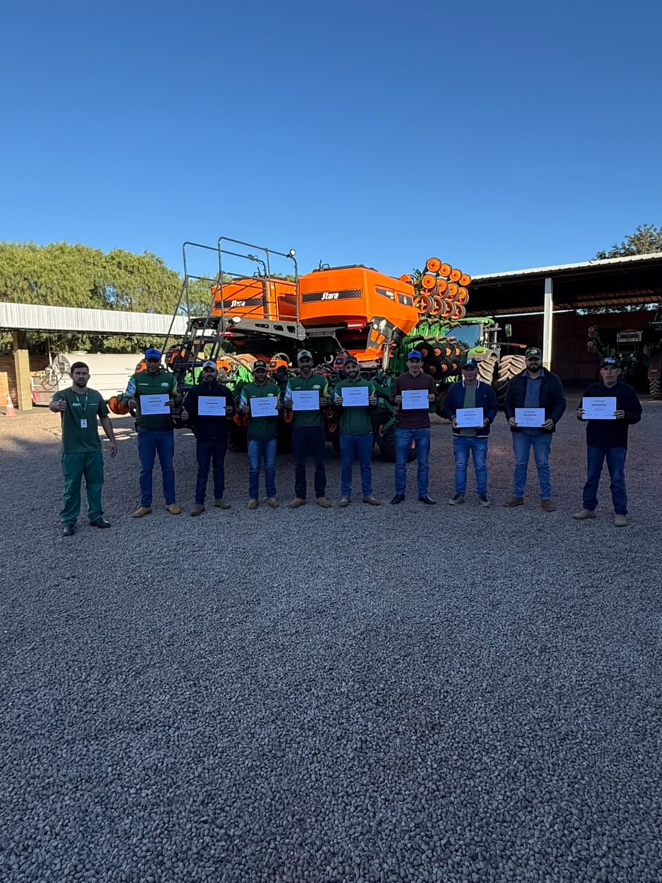 Treinamento de Operadores da Plantadeira Estrela é realizado na Fazenda Tramujas