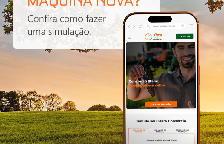 SIMULE A COMPRA DA SUA MÁQUINA COM O CONSÓRCIO STARA