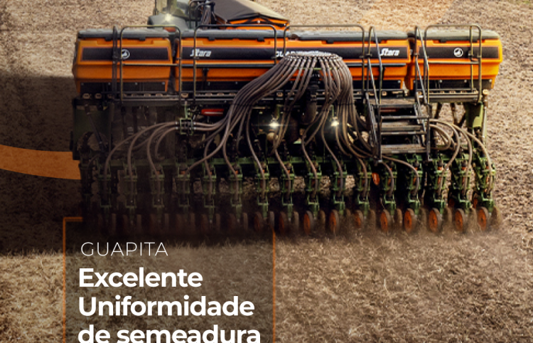 GUAPITA: EXCELENTE UNIFORMIDADE DE SEMEADURA PARA CULTIVO DE INVERNO