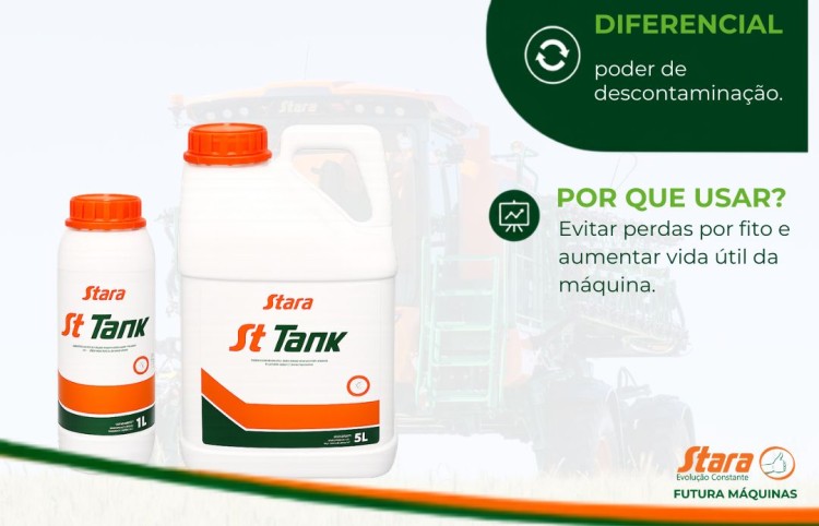 St Tank: limpeza eficiente para o circuito de pulverização e mais segurança na aplicação