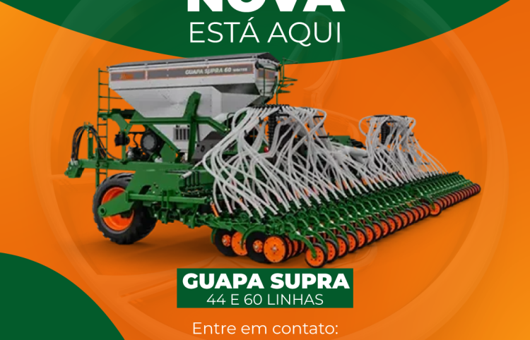 SUA MÁQUINA NOVA ESTÁ AQUI: GUAPA SUPRA