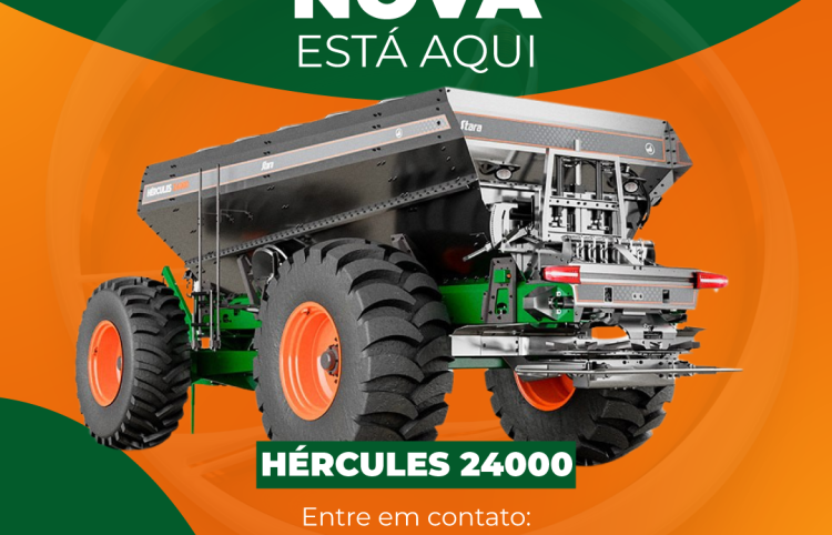 SUA MÁQUINA NOVA ESTÁ AQUI: HÉRCULES 24000