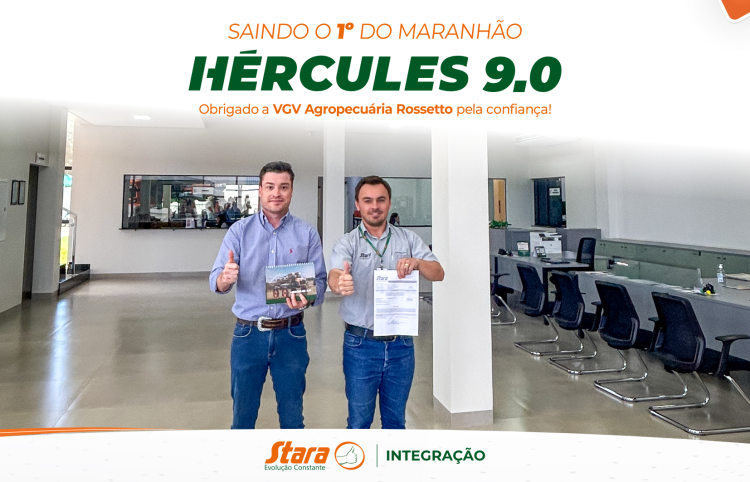 Realizamos a primeira venda do Hércules 9.0 no Maranhão