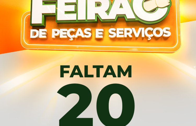 FALTAM 20 DIAS: FEIRÃO DE PEÇAS E SERVIÇOS ROTA AGRÍCOLA ACONTECE DE 11 A 15 DE MAIO