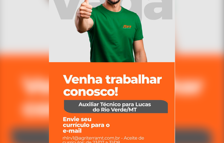 Faça parte da nossa equipe!