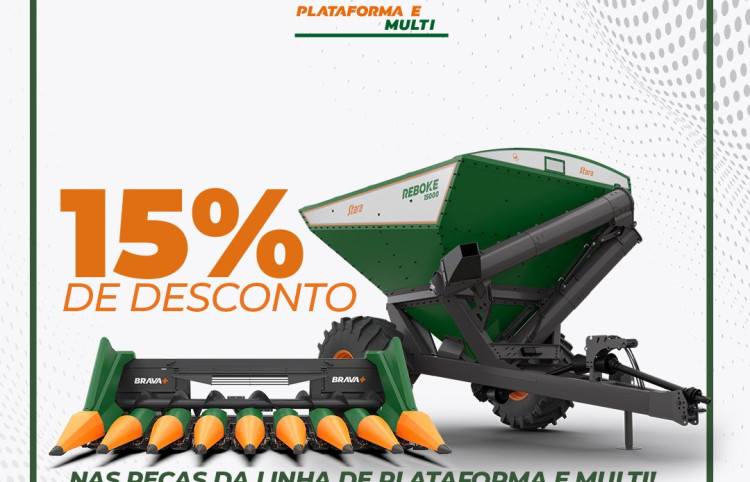 DESCONTO NAS PEÇAS DA LINHA PLATAFORMA E MULTI 👍🏻