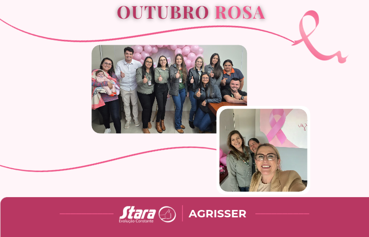 A AGRISSER APOIA O OUTUBRO ROSA