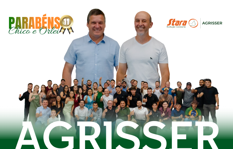 A AGRISSER COMPLETA 11 ANOS!