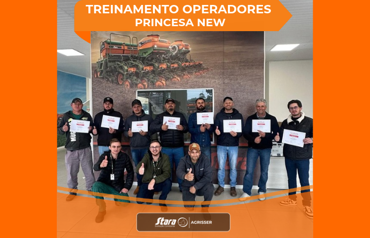 TREINAMENTO DE OPERADORES - AGRISSER - PRINCESA NEW EM MAFRA /SC