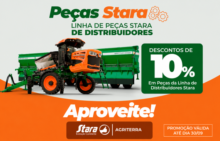 PROMOÇÃO DO STARPES DE SETEMBRO: PEÇAS PARA DISTRIBUIDORES COM DESCONTO 👍🏻🧡💚