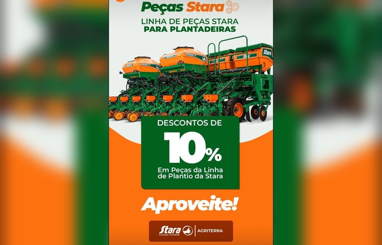 PROMOÇÃO DO STARPES DE MARÇO: PEÇAS PARA PLANTADEIRAS COM DESCONTO 👍🧡💚