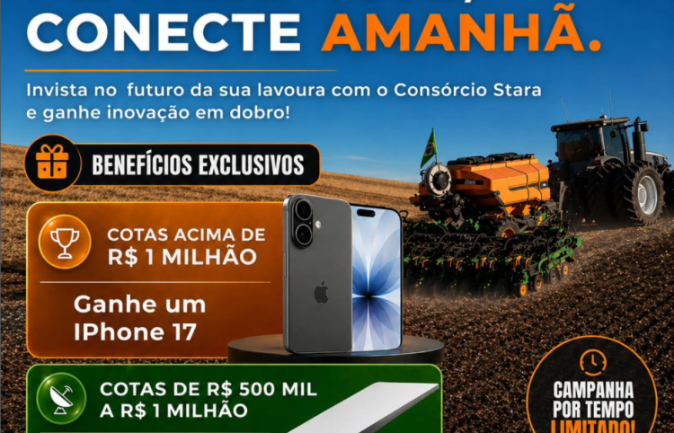 Campanha de Consórcio Stara iniciada em abril segue oferecendo benefícios exclusivos
