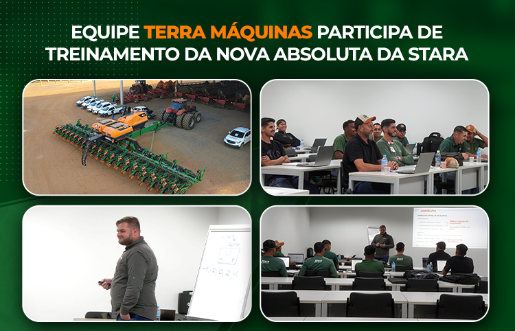 Equipe Terra Máquinas participa de treinamento da nova Absoluta da Stara