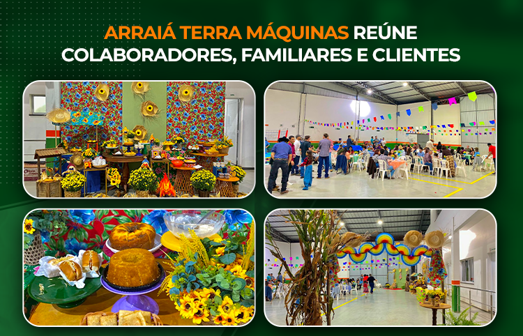 Arraiá Terra Máquinas reúne colaboradores, familiares e clientes