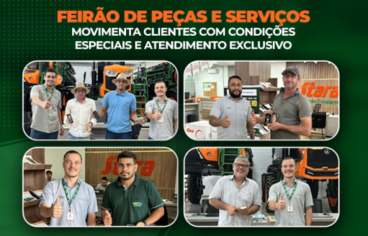 Feirão de Peças e Serviços movimenta clientes com condições especiais e atendimento exclusivo