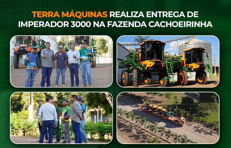 Terra Máquinas realiza entrega de Imperador 3000 na Fazenda Cachoeirinha