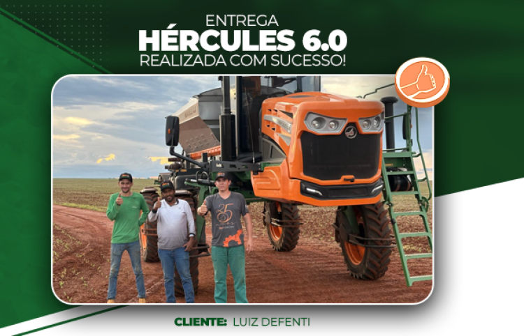 Terra Máquinas realiza entrega técnica do Hércules 6.0 ao produtor Luiz Defenti