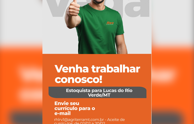 Faça parte da nossa equipe!