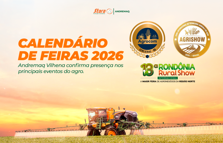 Andremaq Vilhena confirma presença nas principais feiras do agronegócio em 2026