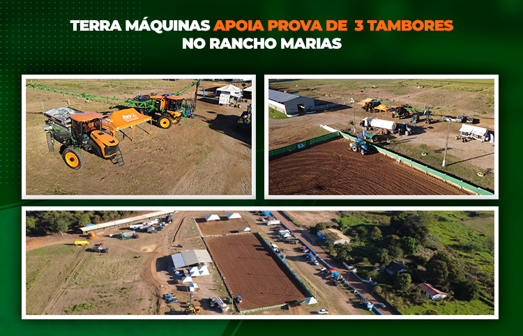 Terra Máquinas apoia prova de 3 Tambores no Rancho Marias