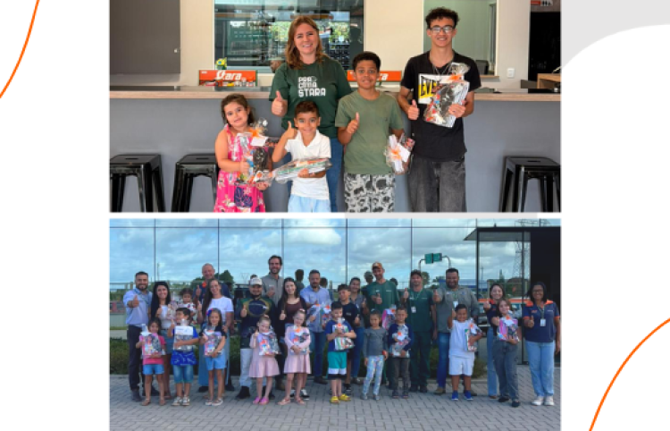 Arrozeira Marina entrega 15 kits escolares e reforça compromisso com a educação em Cachoeira do Sul e Pelotas