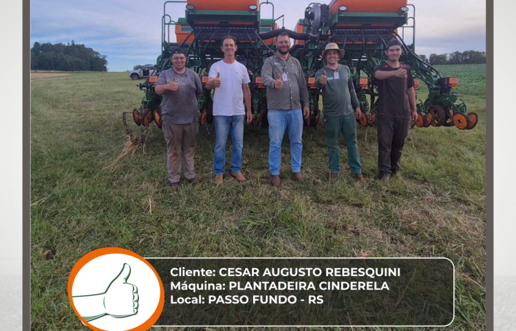 ENTREGA PLANTADORA CINDERELA - PASSO FUNDO - RS