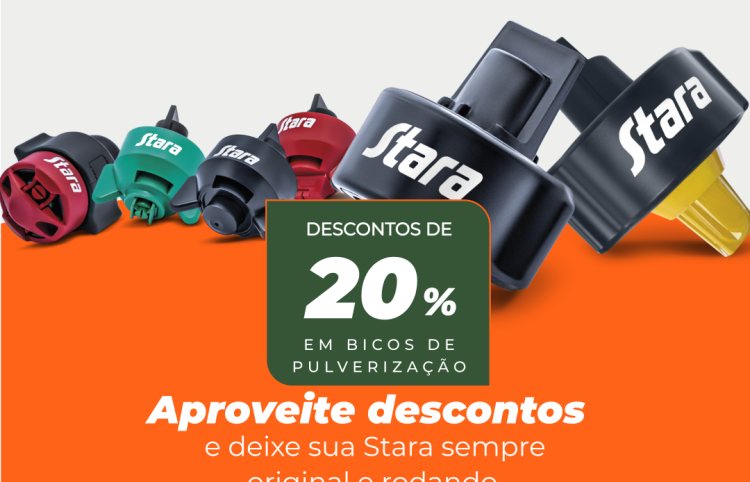 Promoção em bicos de pulverização