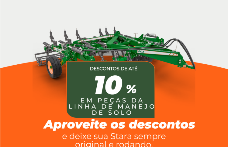 Campanha na linha de manejo de solo