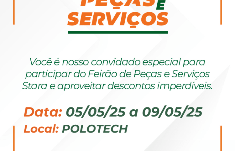 Feirão de Peças e Serviços