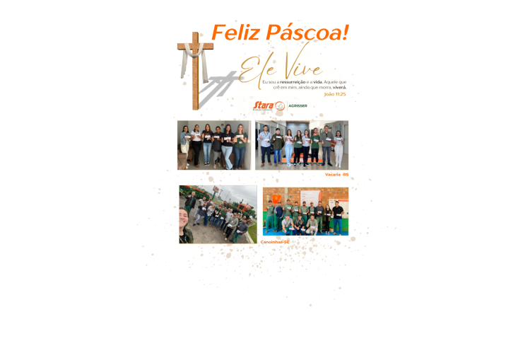 PÁSCOA 2026 NA AGRISSER