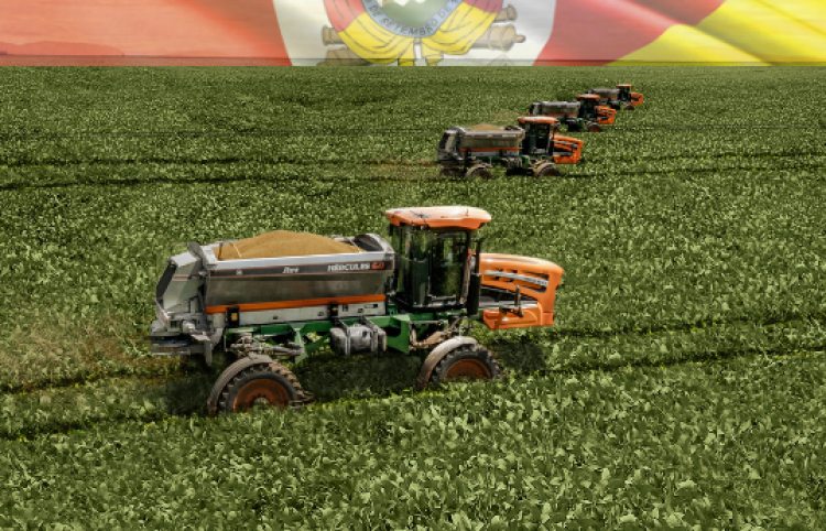 Exportações do agronegócio no Rio Grande Do Sul em 2025