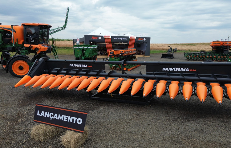WM Máquinas marca presença no WinterShow 2025: Plataforma de milho Bravíssima é destaque do evento.