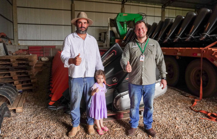 Plataforma Bravíssima: Entrega para o produtor Reginaldo Fermiano na região de Sorriso/MT