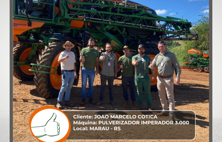 ENTREGA PULVERIZADOR IMPERADOR 3.000 - MARAU - RS