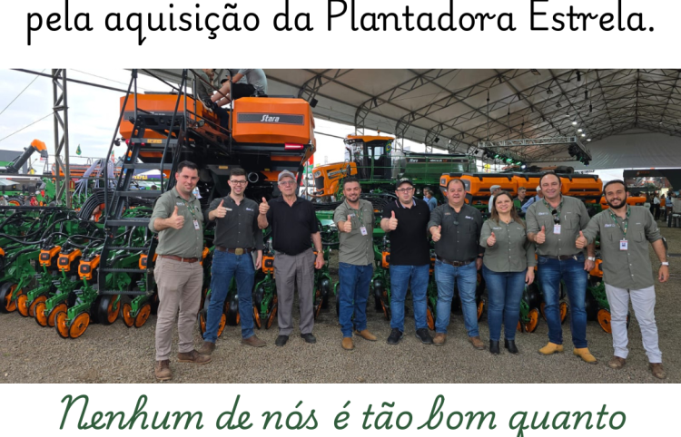ENTREGA TÉCNICA PLANTADORA ESTRELA - SÃO JORGE - RS
