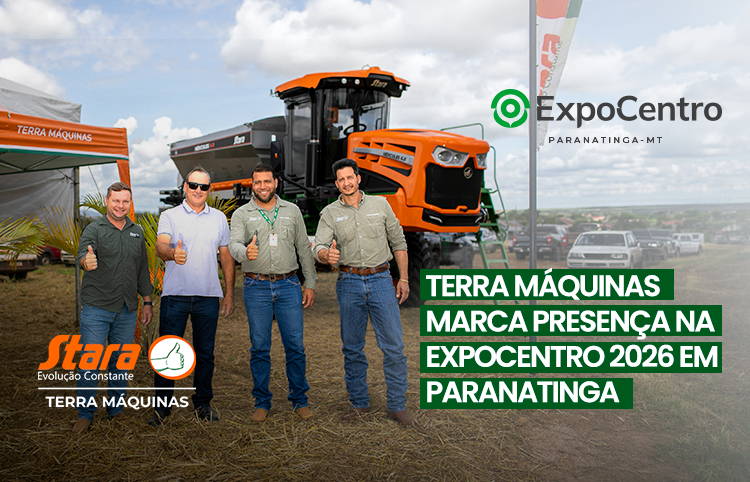 Terra Máquinas marca presença na Expocentro 2026 em Paranatinga