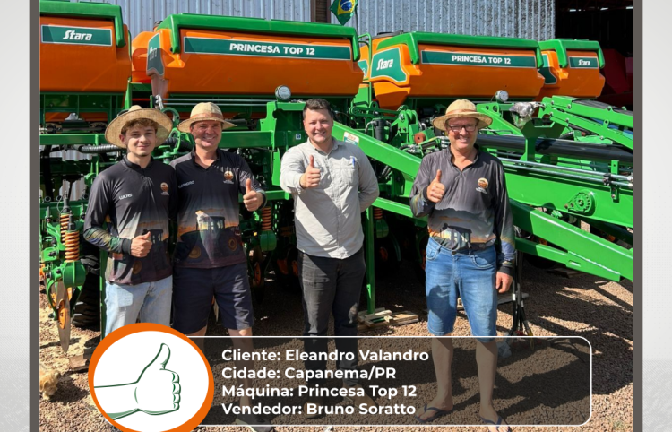 Entrega Técnica – Princesa Top 12 em Capanema/PR