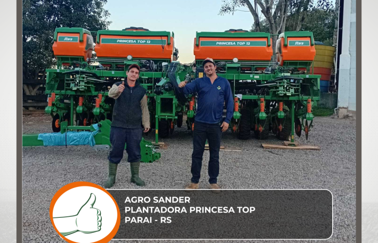 ENTREGA PLANTADORA PRINCESA TOP - PARAI - RS