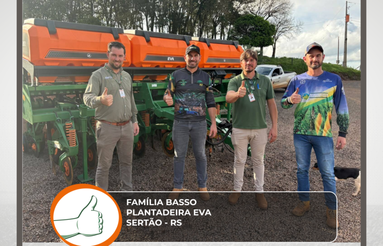 ENTREGA PLANTADEIRA EVA - SERTÃO - RS