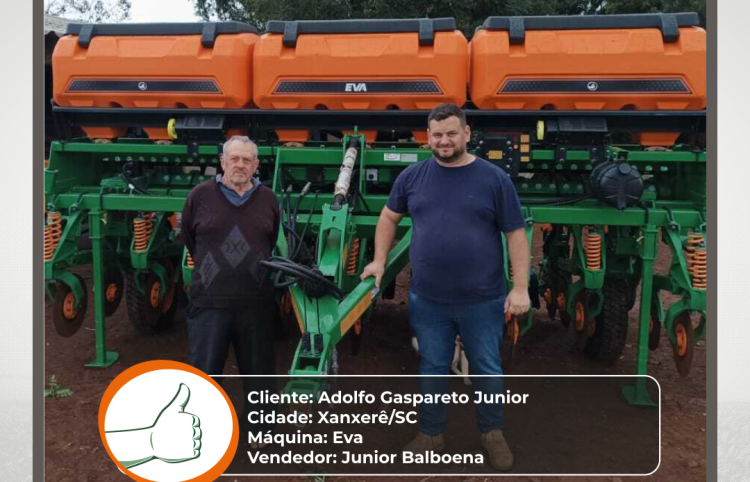 MAQFORTE REALIZA ENTREGA DE UMA EVA 9 LINHAS EM XANXERÊ/SC!