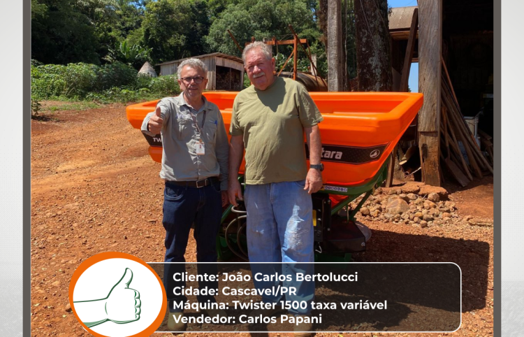 Entrega de Máquina – Twister 1500