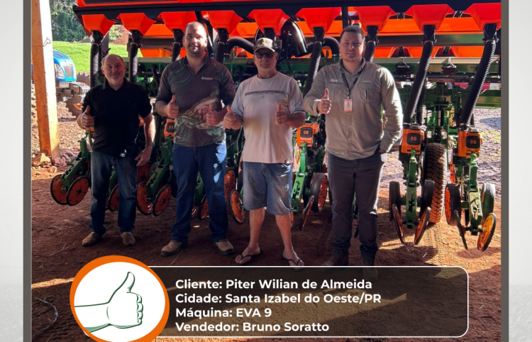 Mais uma EVA 9x45 pronta pra fazer história no campo! 🌱